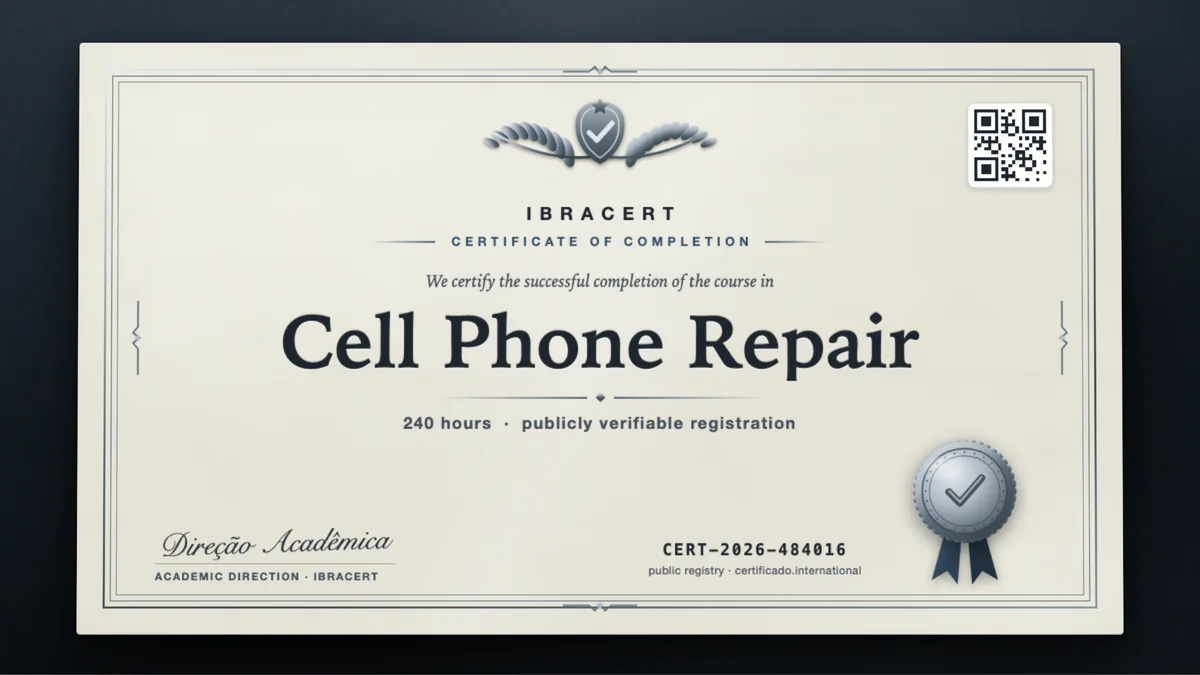 Cover of the Cell Phone Repair course