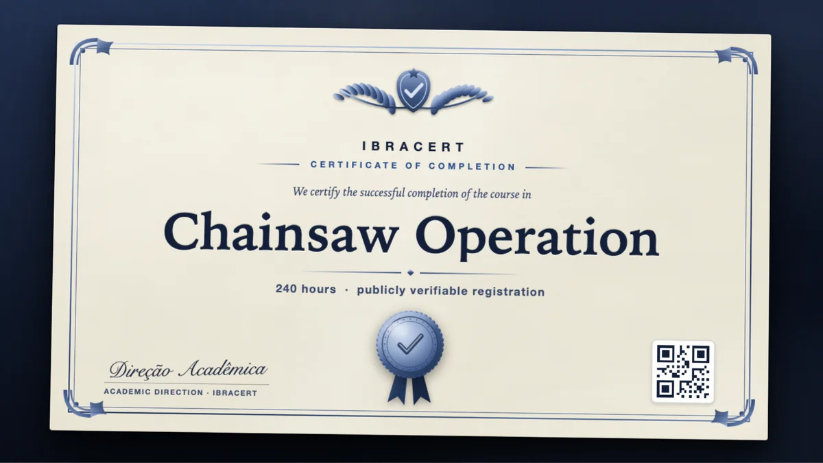 Cover of the Chainsaw Operation course