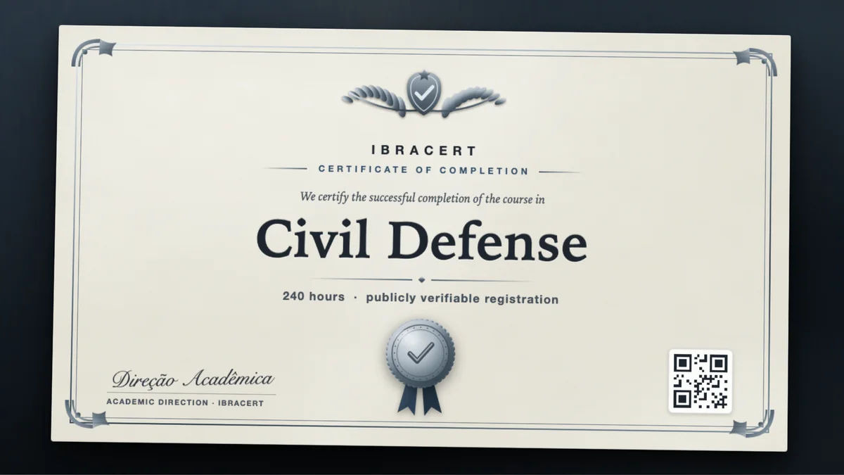 Cover of the Civil Defense course