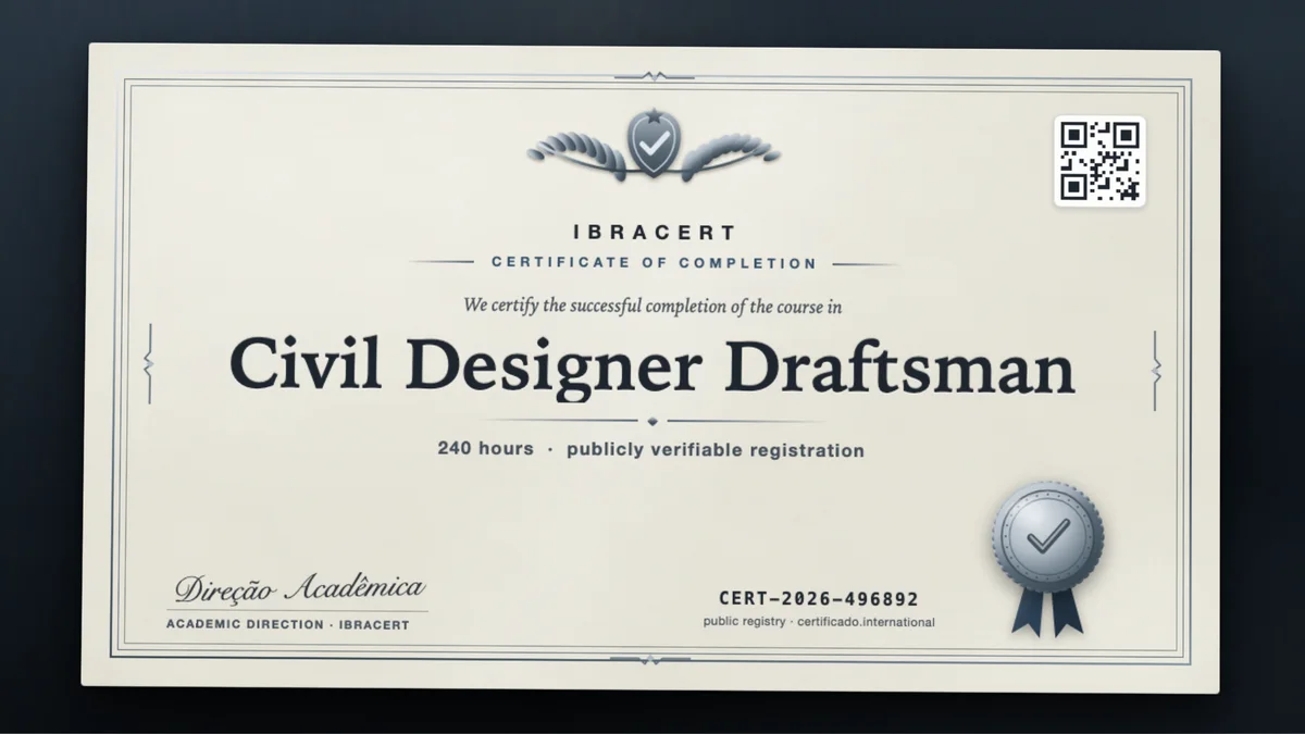 Cover of the Civil Designer Draftsman course