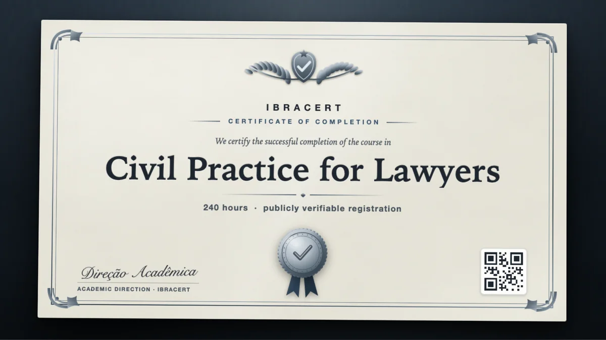 Cover of the Civil Practice for Lawyers course