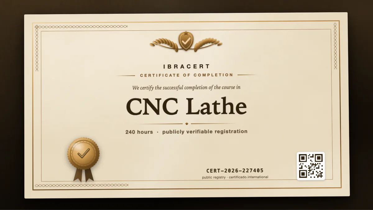 Cover of the CNC Lathe course