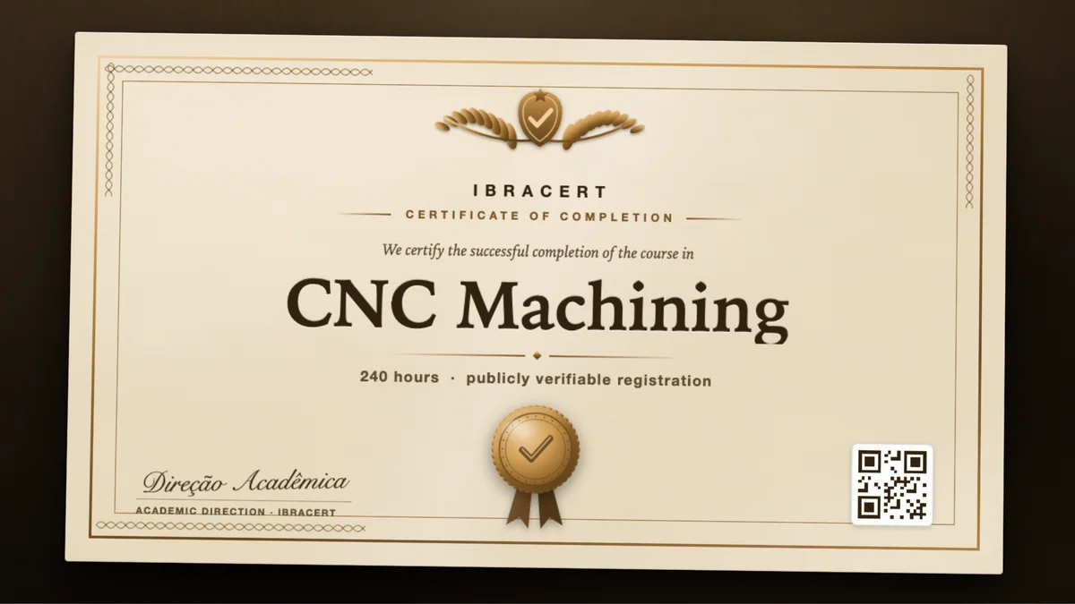 Cover of the CNC Machining course