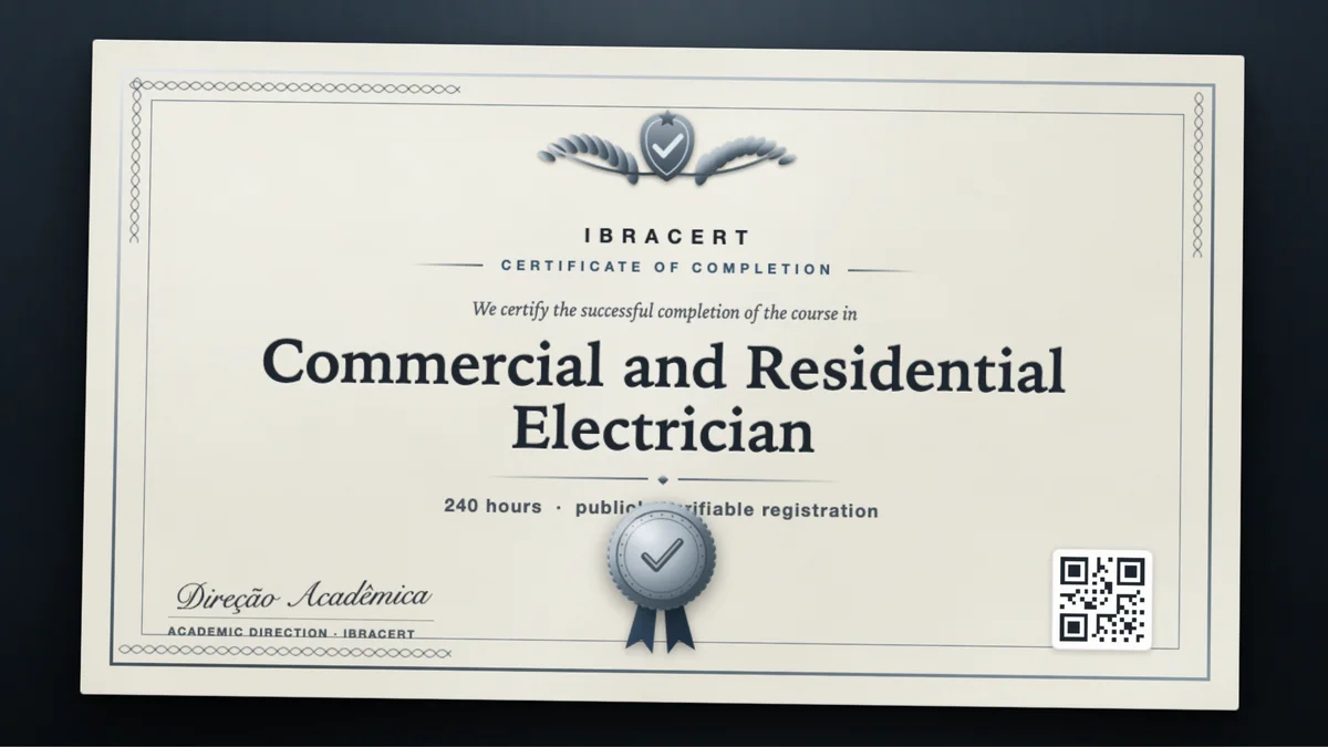 Cover of the Commercial and Residential Electrician course
