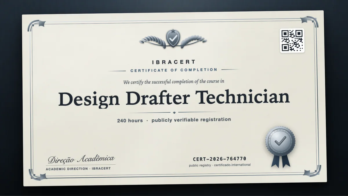 Cover of the Design Drafter Technician course