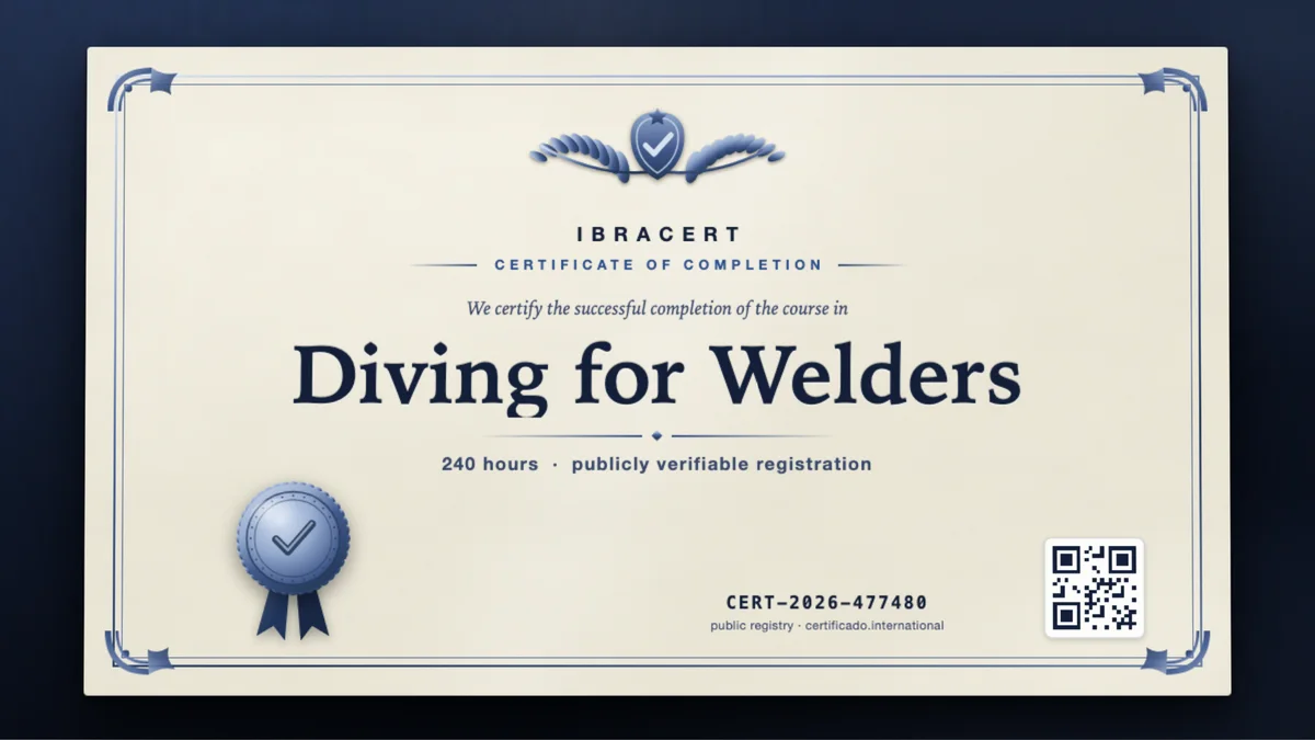 Cover of the Diving for Welders course