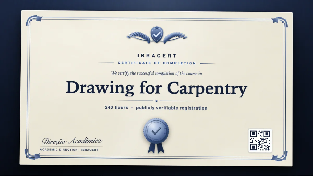 Cover of the Drawing for Carpentry course