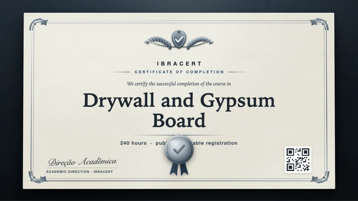 Cover of the Drywall and Gypsum Board course