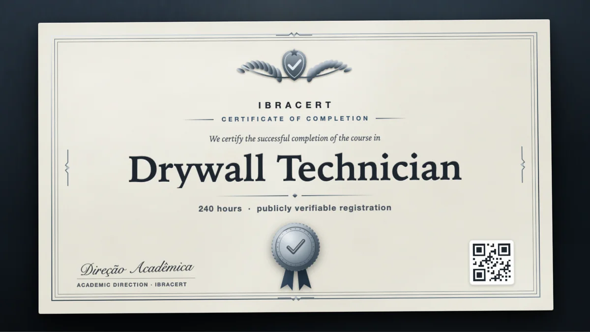 Cover of the Drywall Technician course