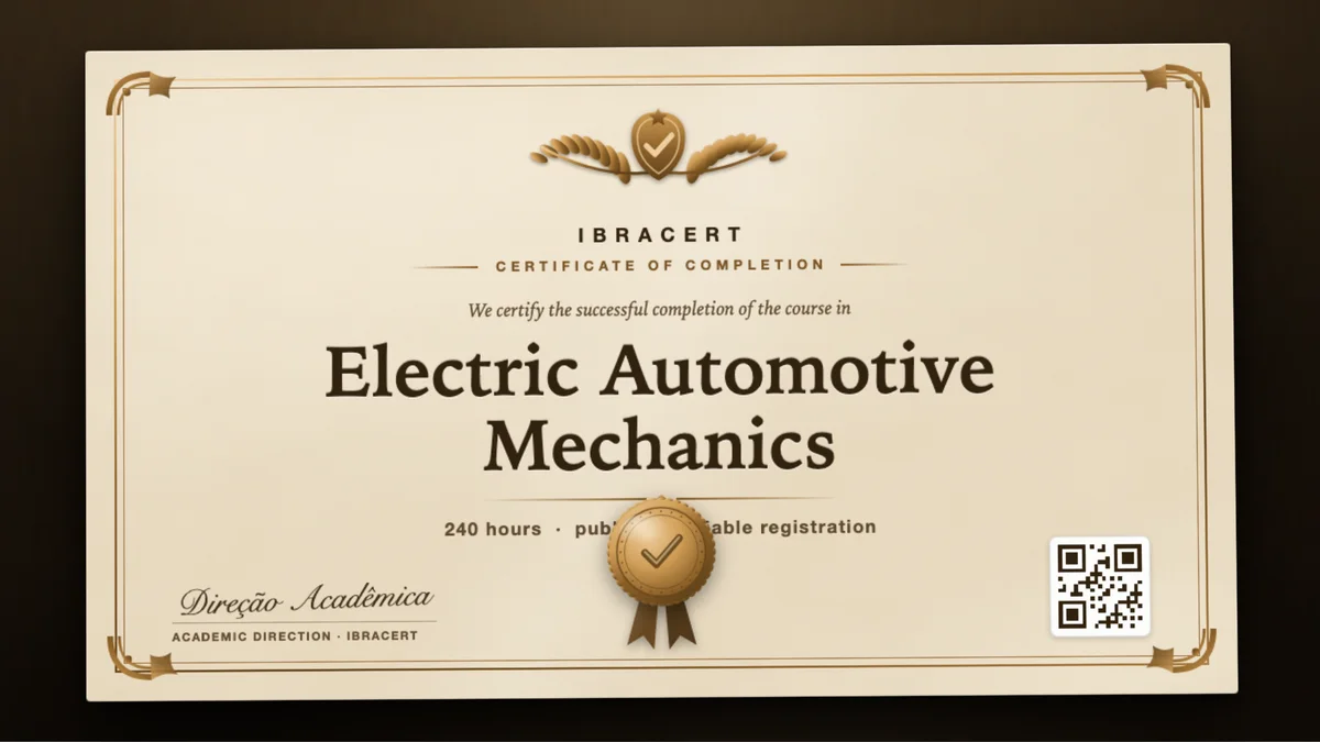 Cover of the Electric Automotive Mechanics course