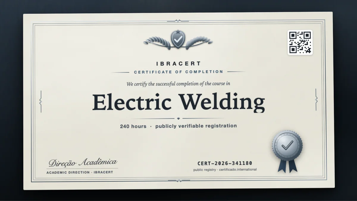 Cover of the Electric Welding course