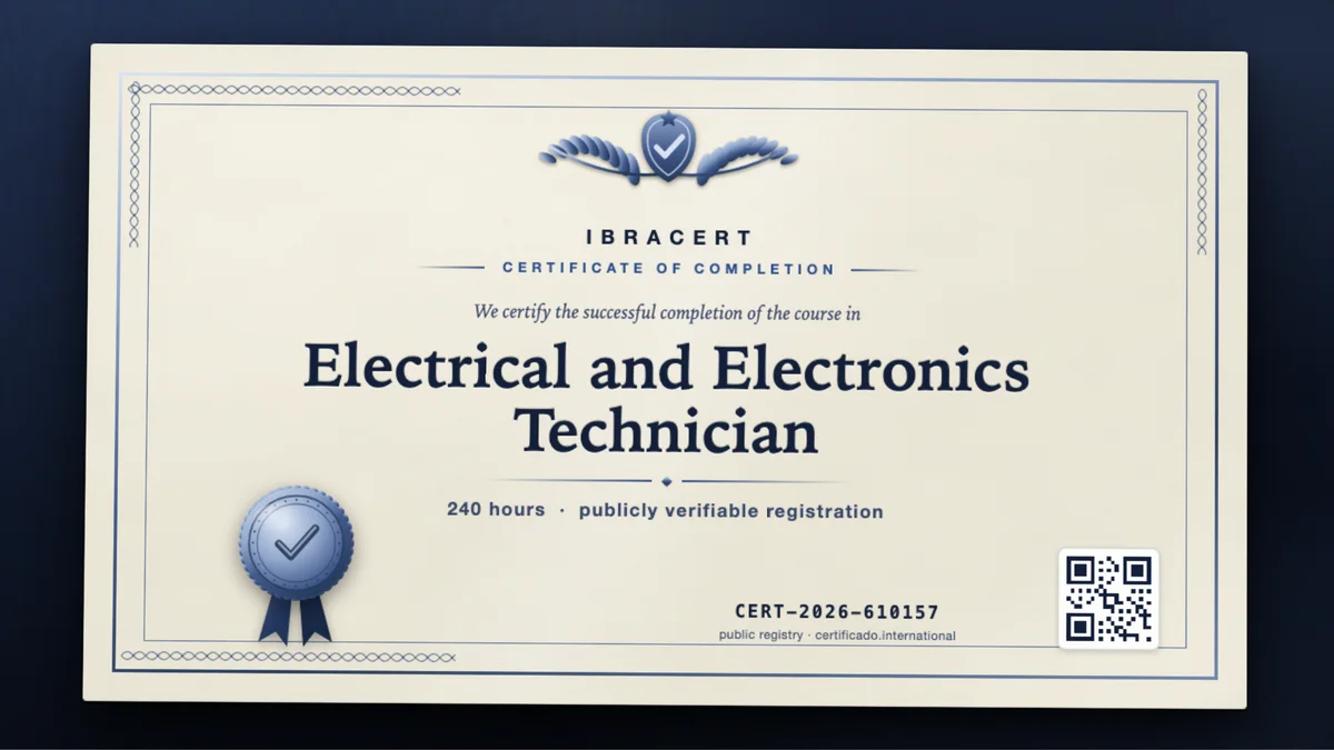 Cover of the Electrical and Electronics Technician course