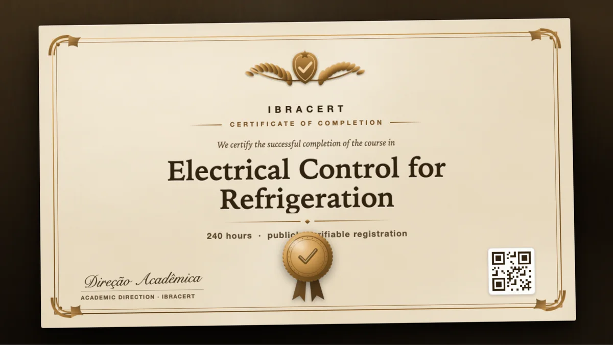 Cover of the Electrical Control for Refrigeration course