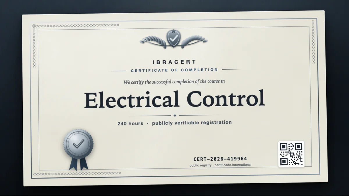 Cover of the Electrical Control course
