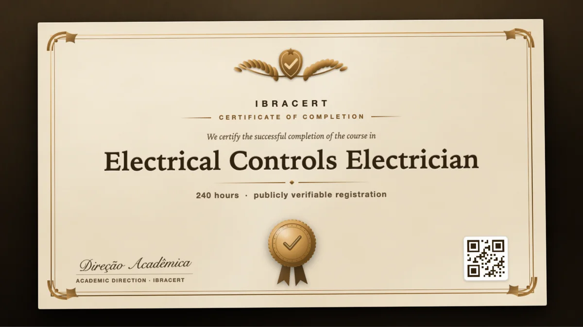 Cover of the Electrical Controls Electrician course