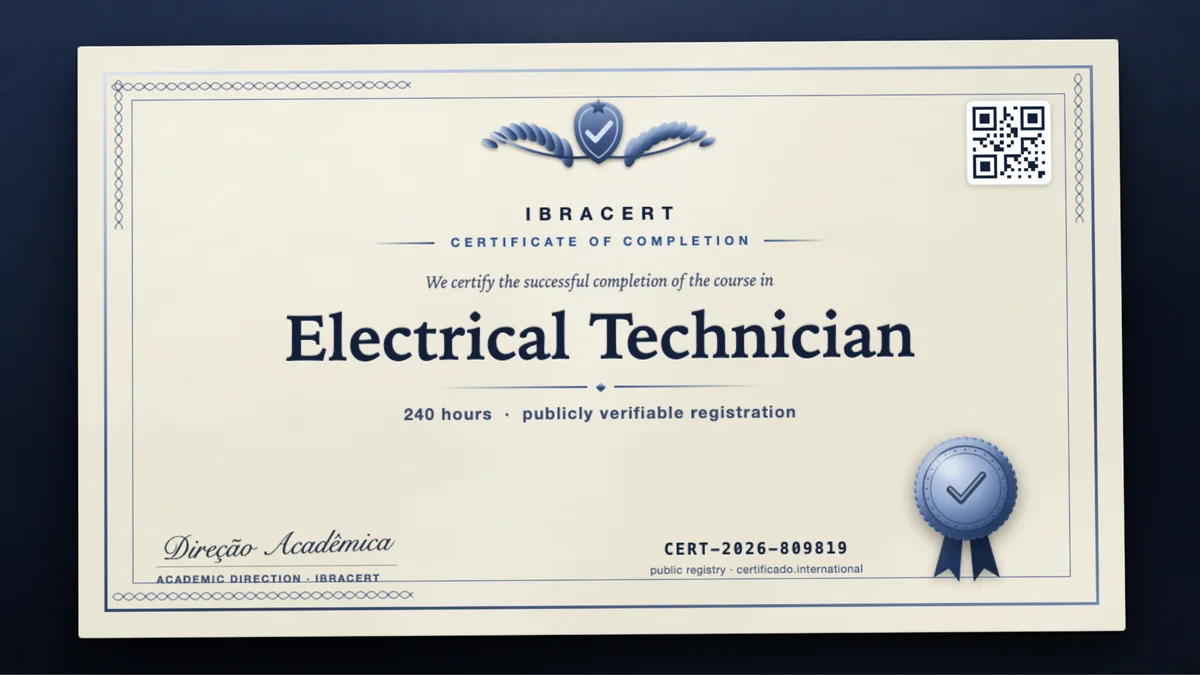 Cover of the Electrical Technician course