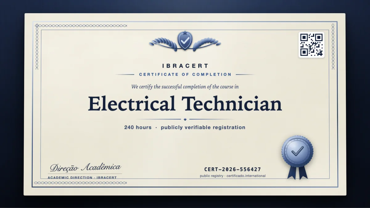 Cover of the Electrical Technician course