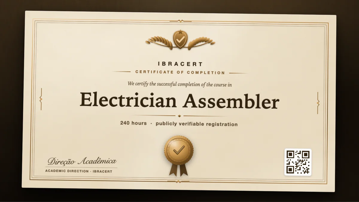 Cover of the Electrician Assembler course