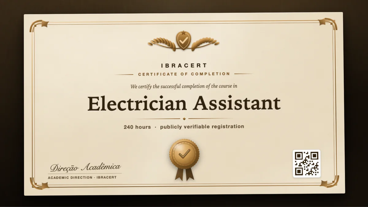 Cover of the Electrician Assistant course