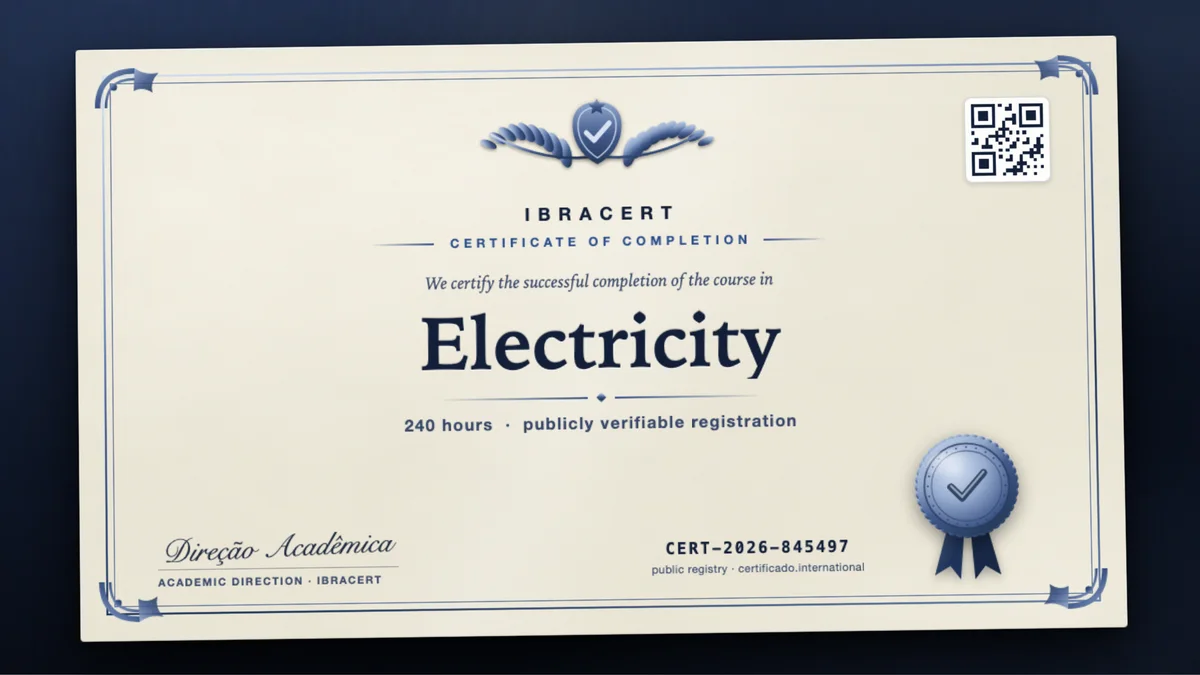 Cover of the Electricity course