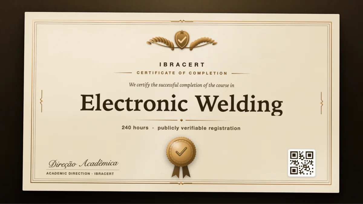 Cover of the Electronic Welding course