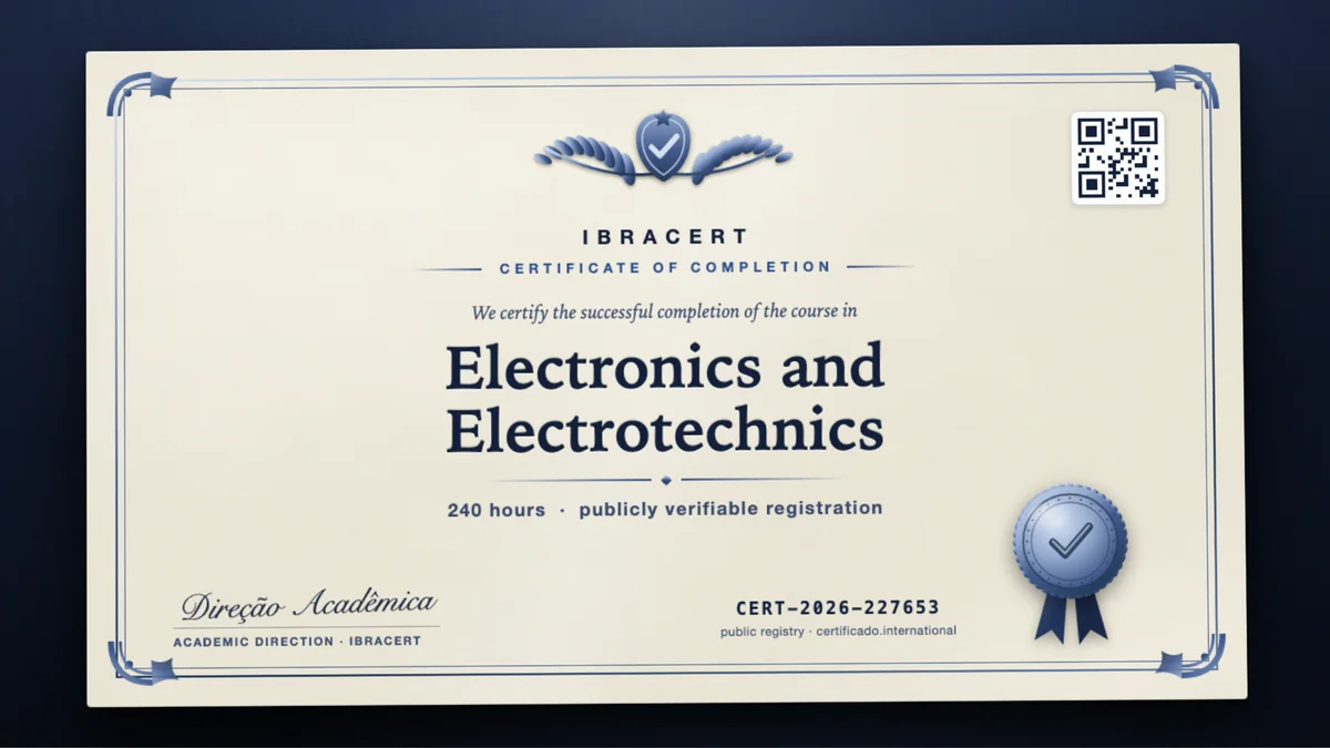 Cover of the Electronics and Electrotechnics course