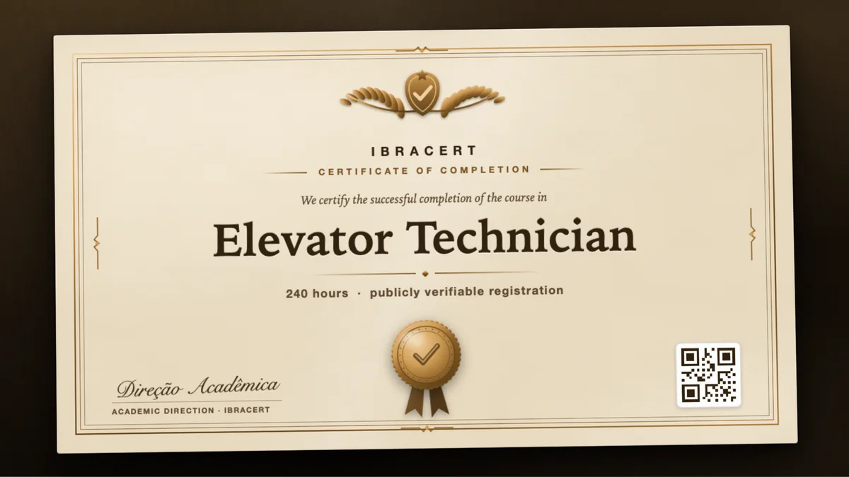 Cover of the Elevator Technician course