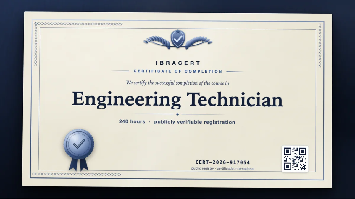 Cover of the Engineering Technician course