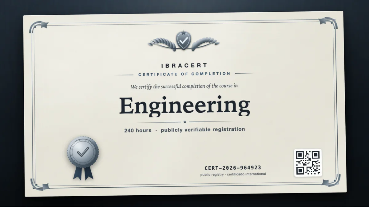 Cover of the Engineering course