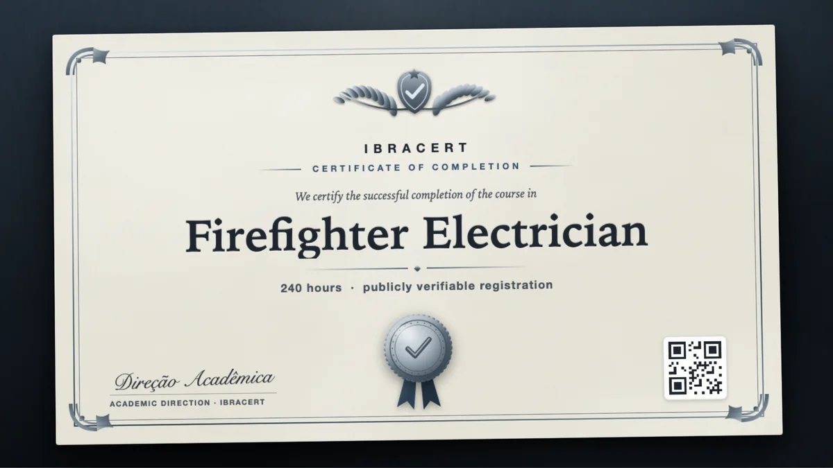 Cover of the Firefighter Electrician course