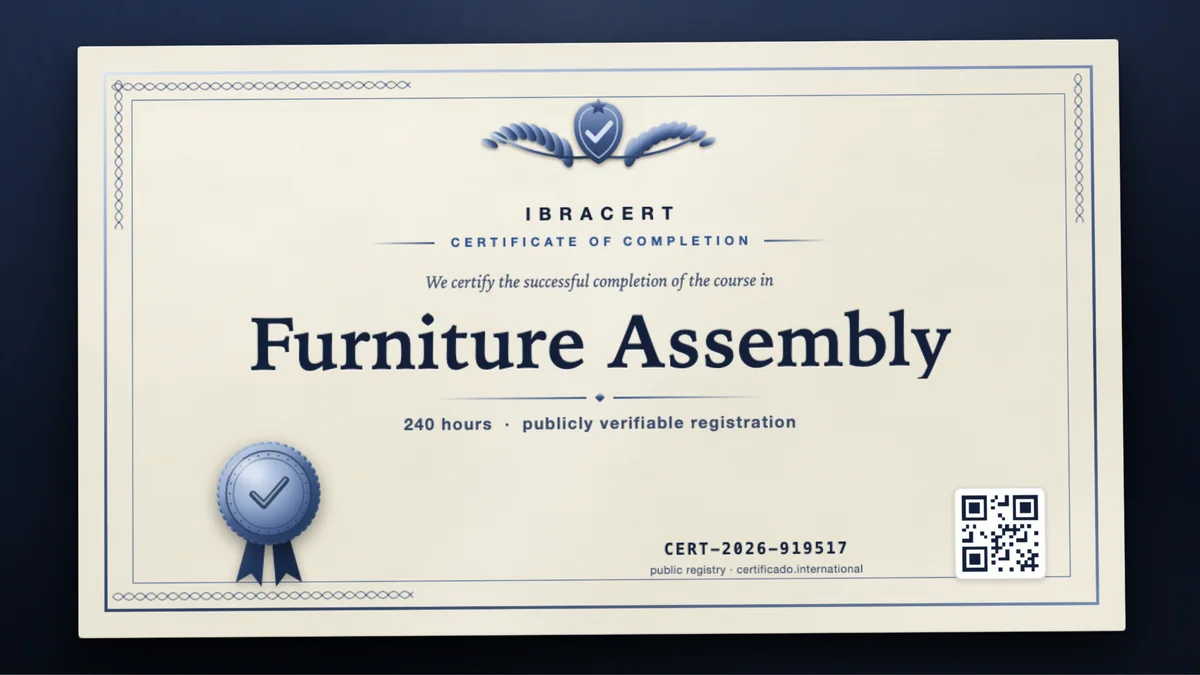 Cover of the Furniture Assembly course