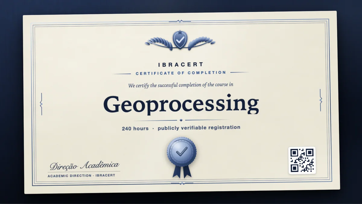 Cover of the Geoprocessing course