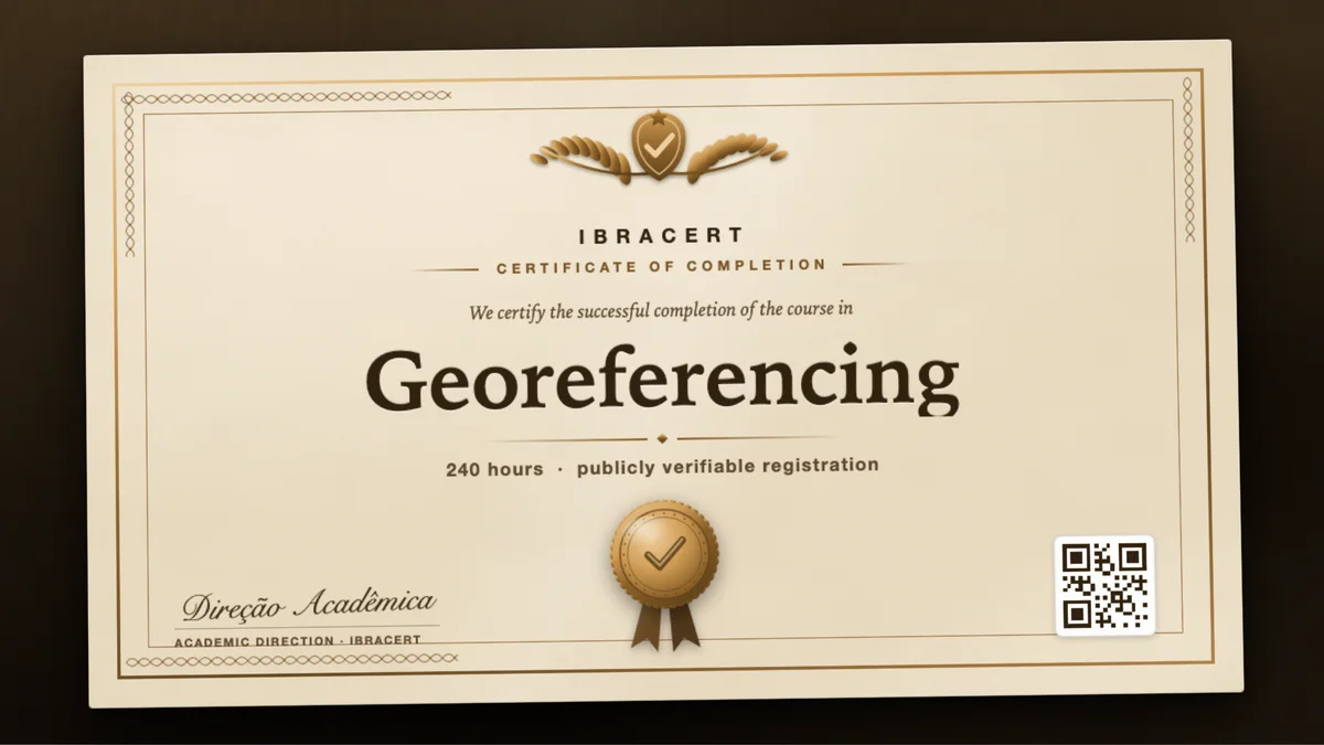 Cover of the Georeferencing course
