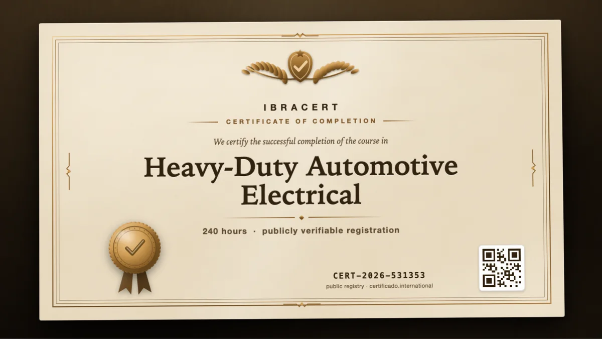 Cover of the Heavy-Duty Automotive Electrical course