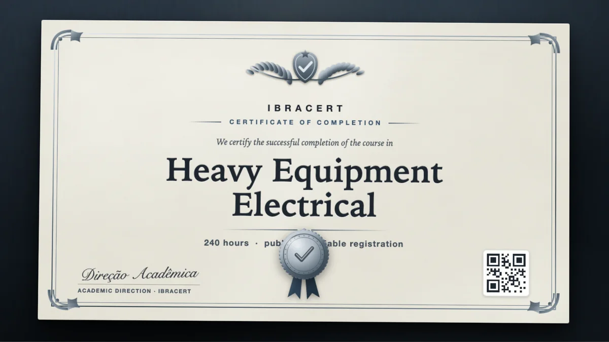 Cover of the Heavy Equipment Electrical course