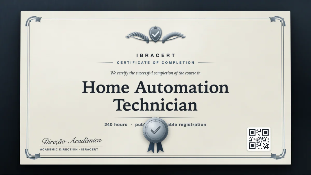 Cover of the Home Automation Technician course