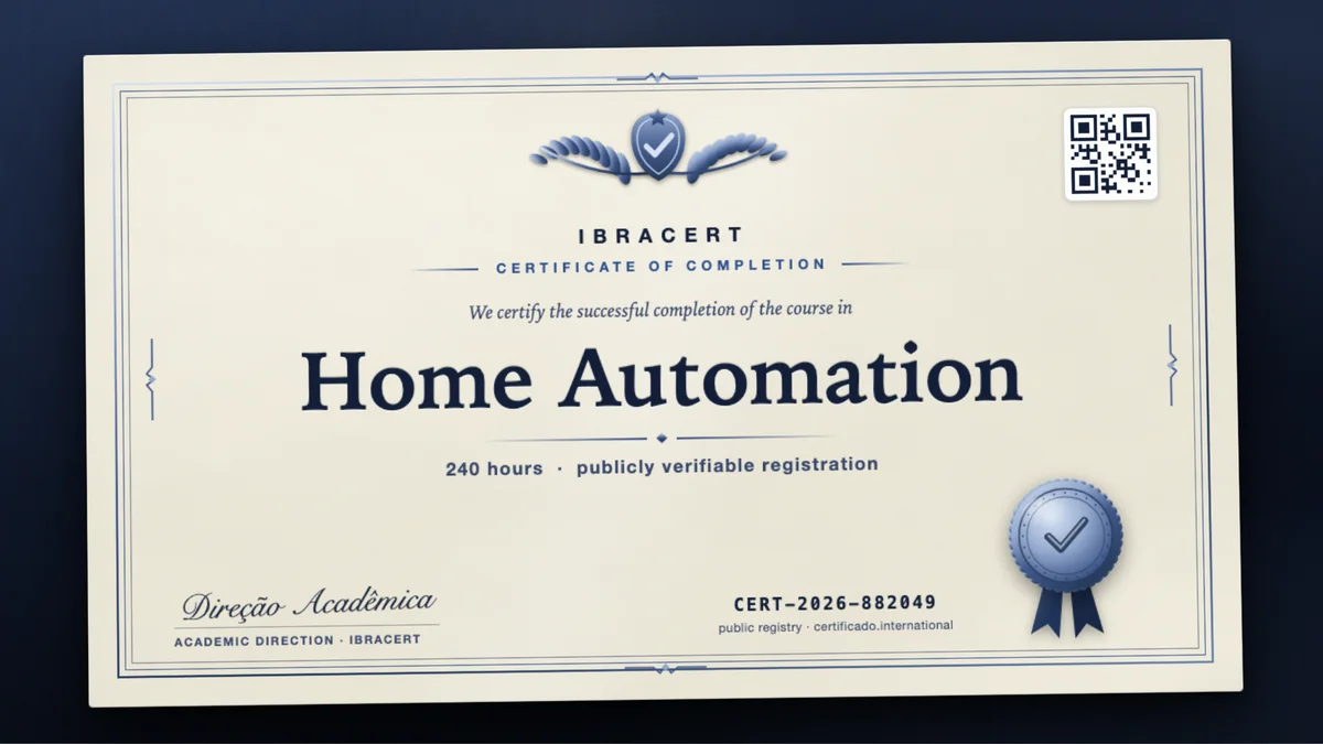 Cover of the Home Automation course