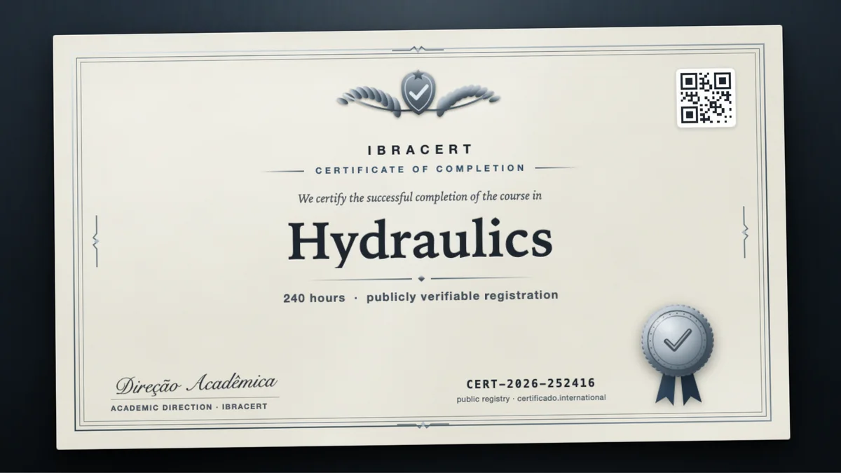 Cover of the Hydraulics course