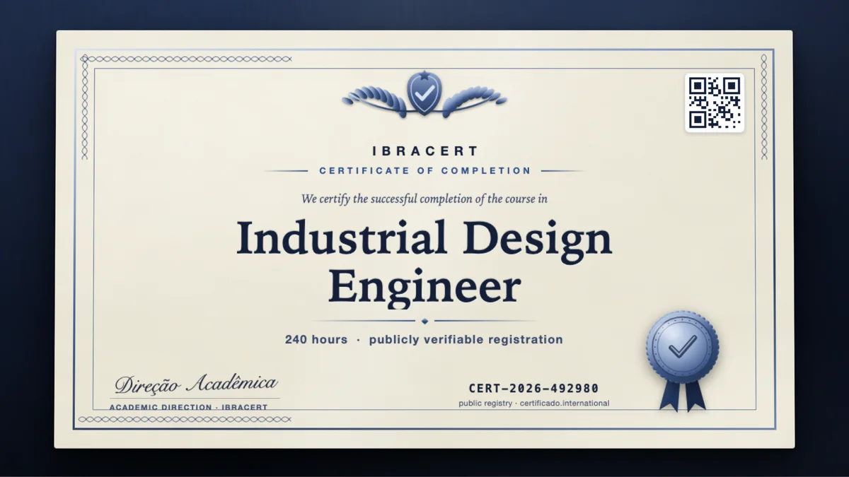 Cover of the Industrial Design Engineer course