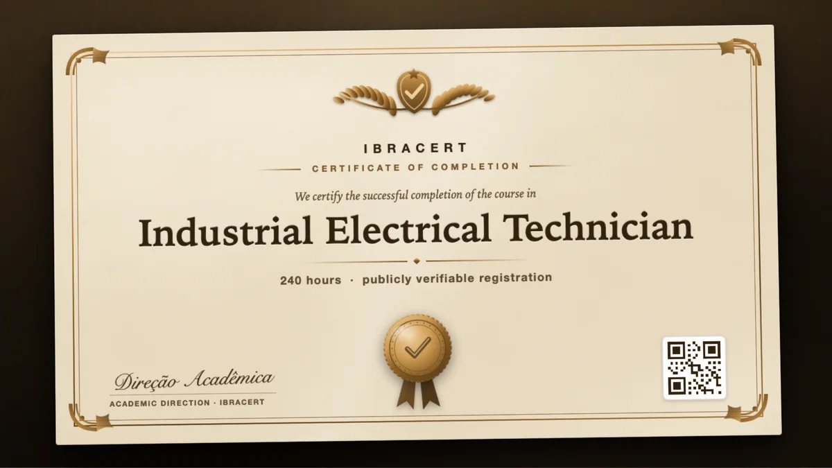 Cover of the Industrial Electrical Technician course
