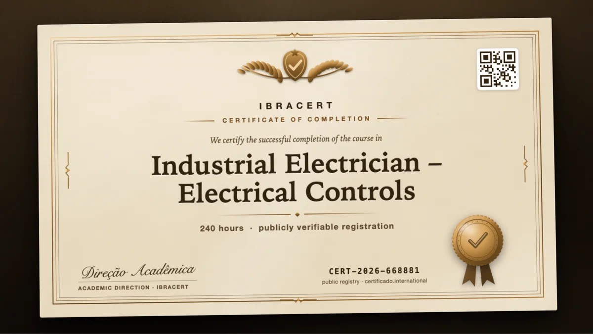 Cover of the Industrial Electrician – Electrical Controls course