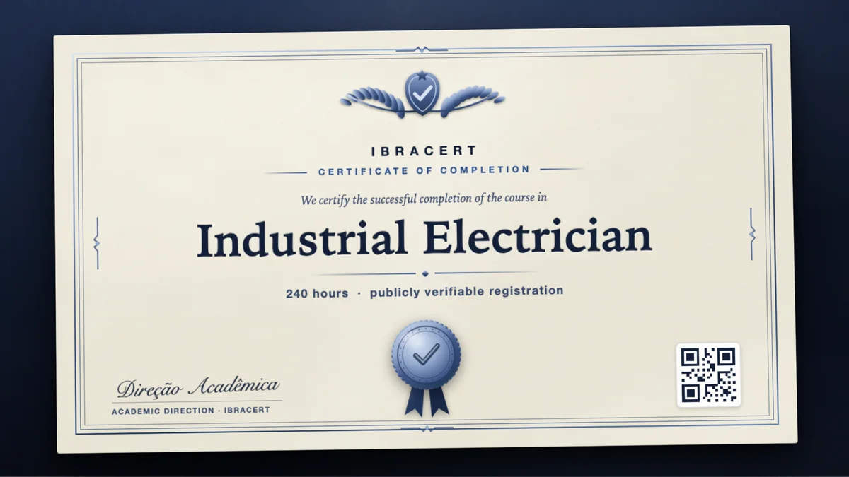 Cover of the Industrial Electrician course