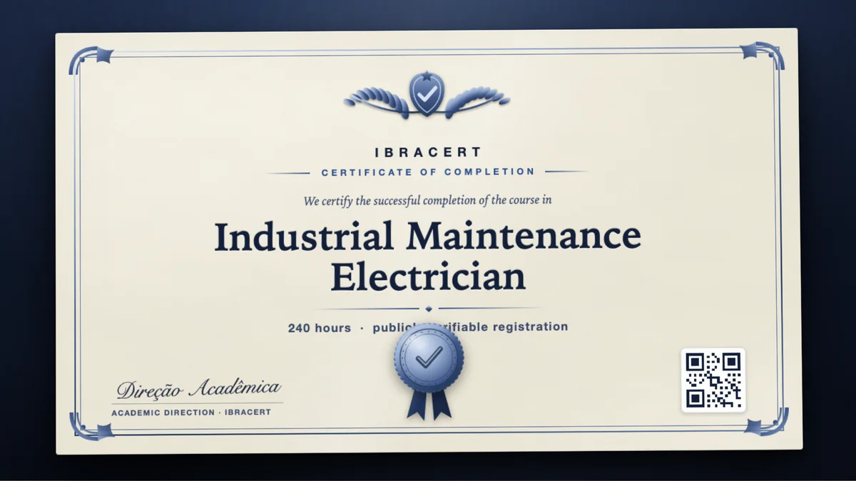 Cover of the Industrial Maintenance Electrician course