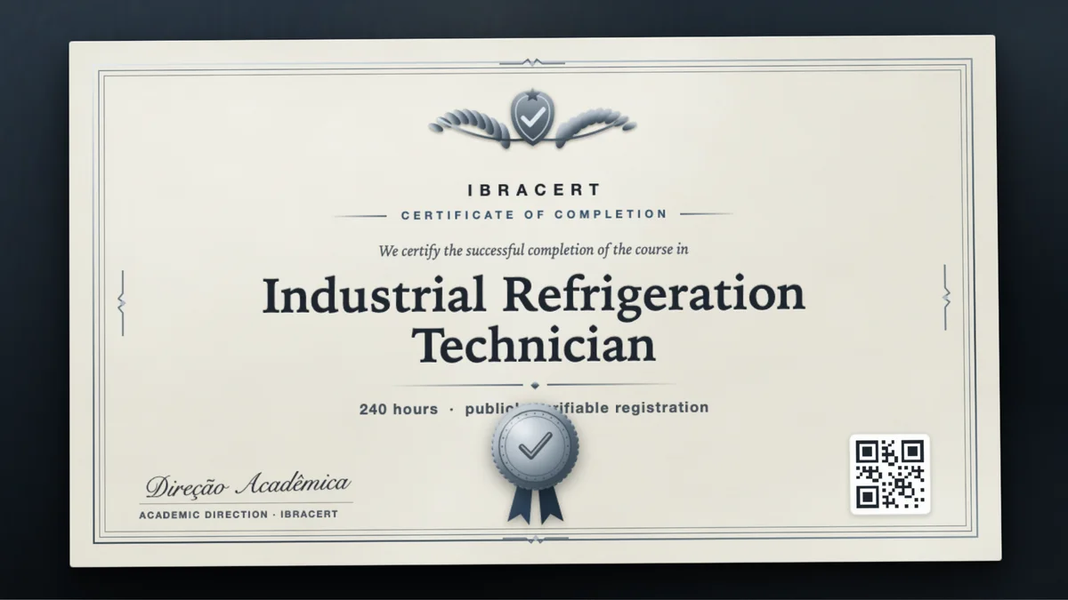Cover of the Industrial Refrigeration Technician course