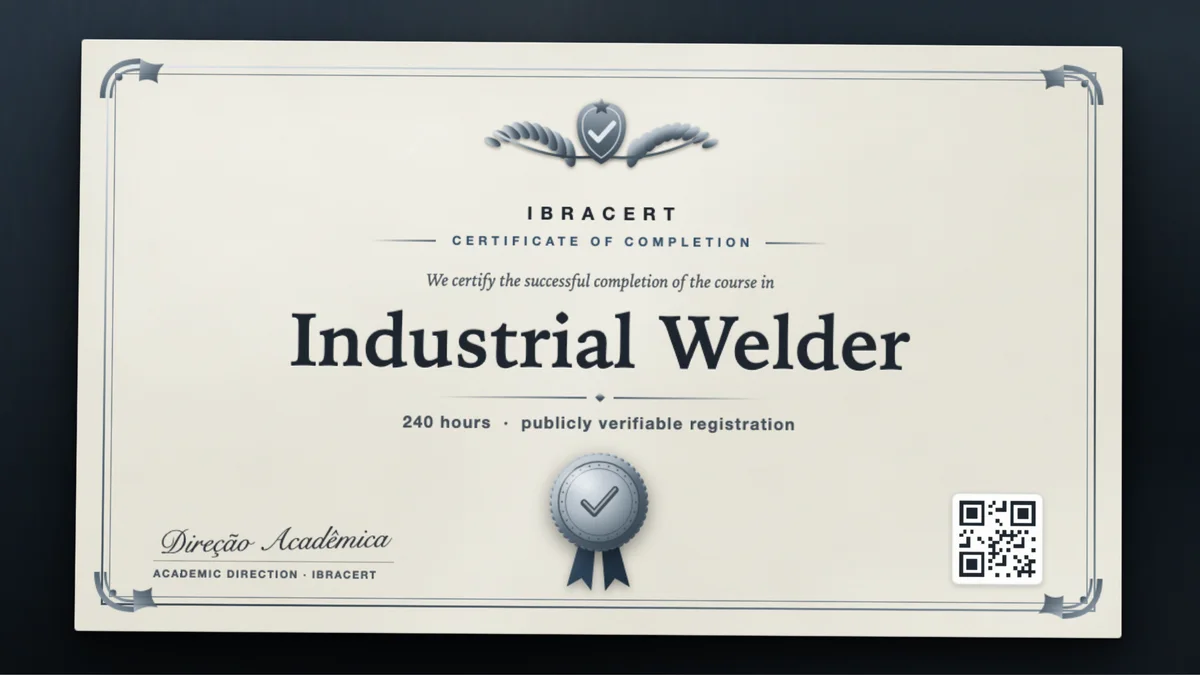 Cover of the Industrial Welder course