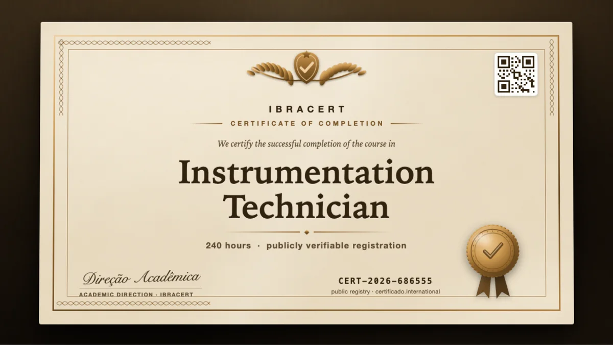 Cover of the Instrumentation Technician course