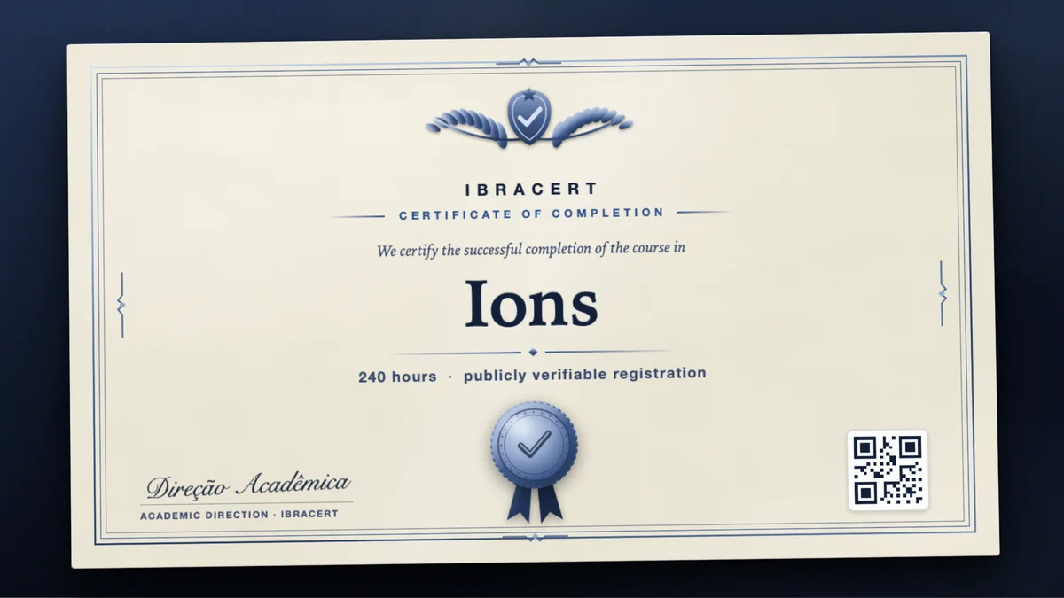 Cover of the Ions course