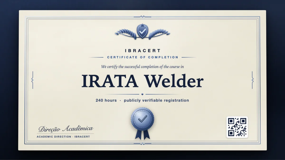 Cover of the IRATA Welder course