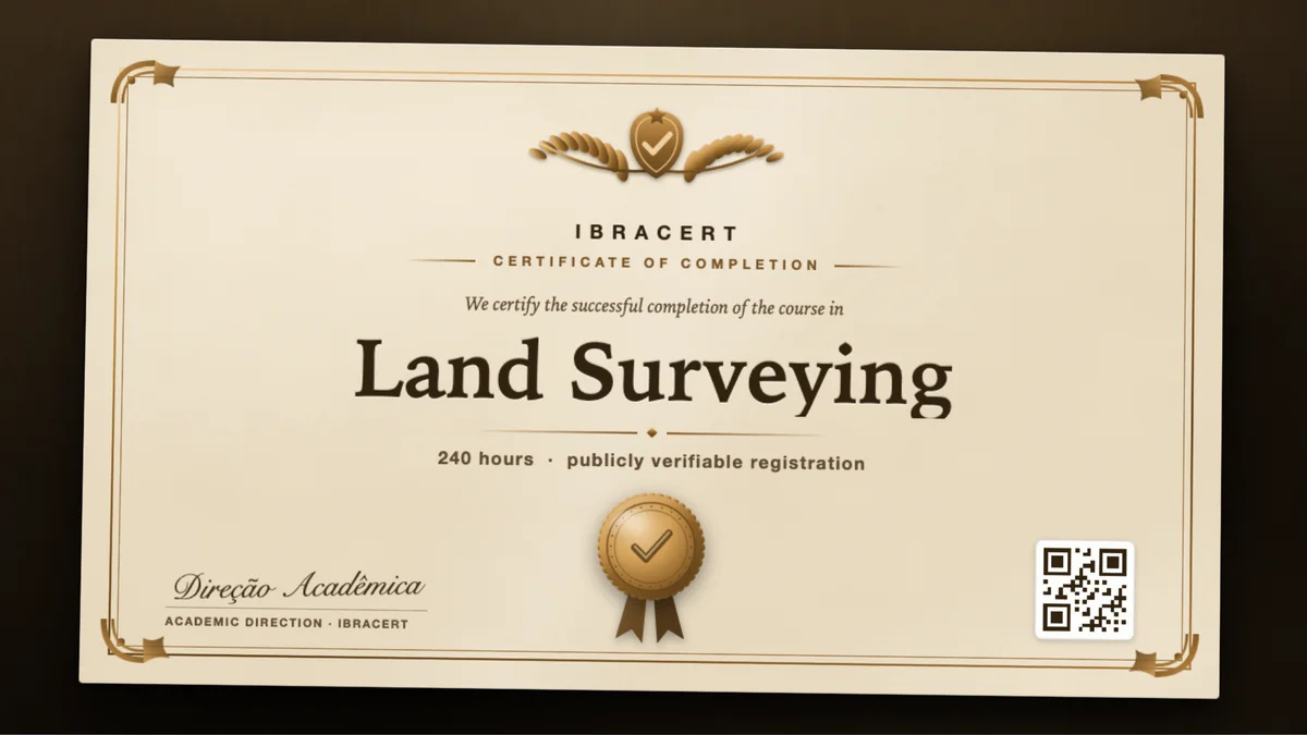 Cover of the Land Surveying course