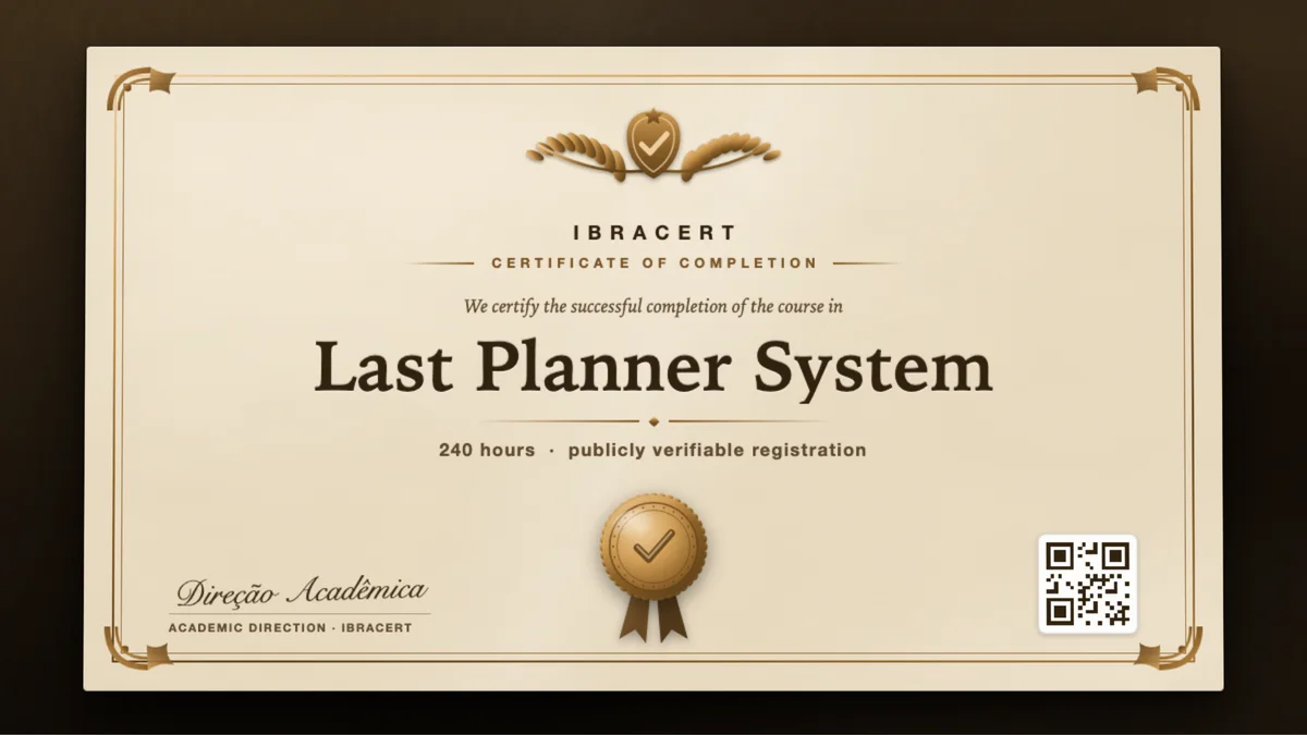 Cover of the Last Planner System course